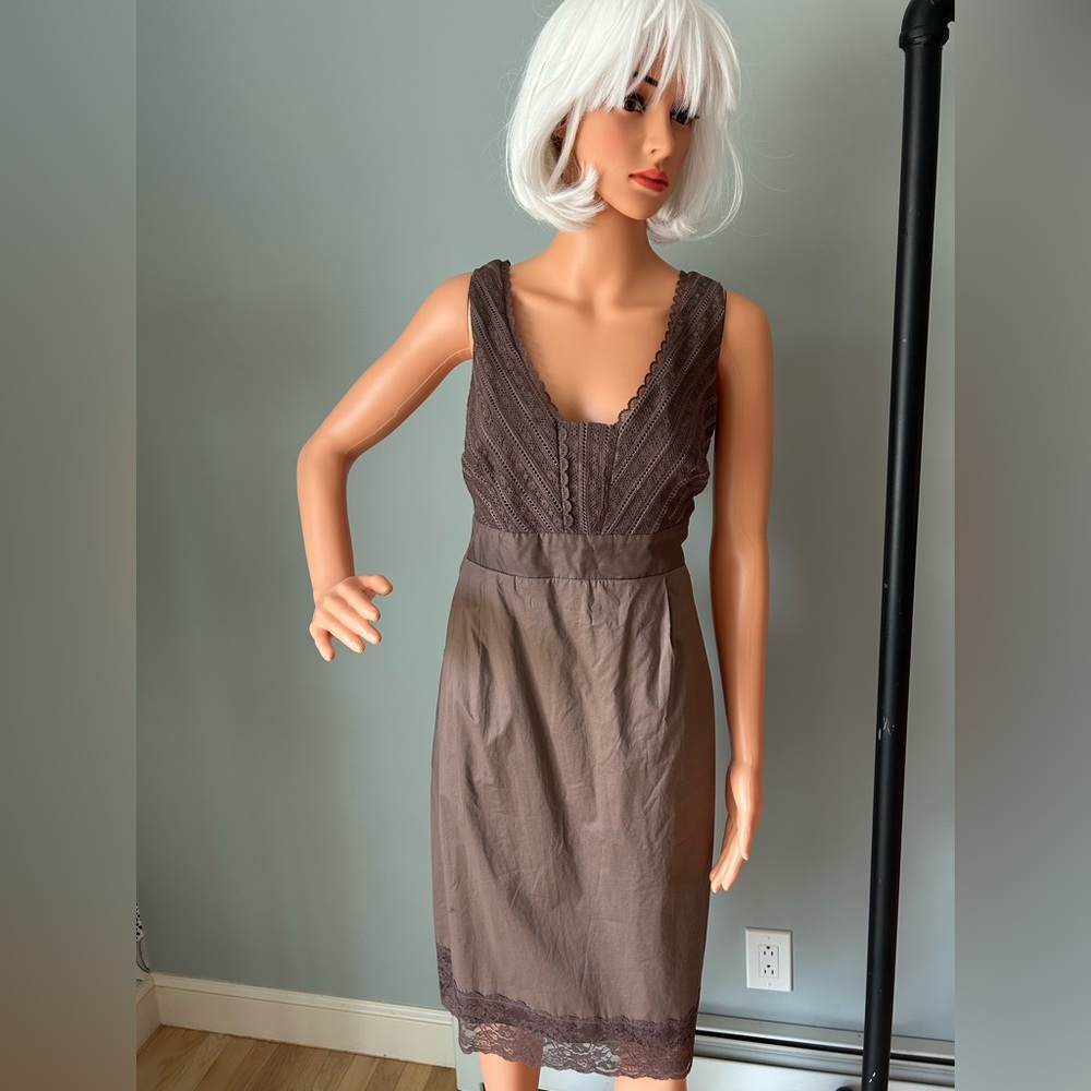 Cocoa Lace-Trim Sleeveless Slip Dress - Moulinette Soeurs for Anthropologie